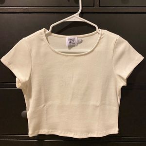 princess polly basic crop tee